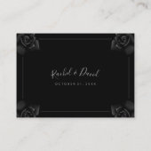 Hochzeitsfeier Platzkarten Halloween BLANK (Rückseite)