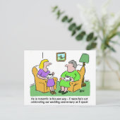 Hochzeitsfeier Postkarte (Stehend Vorderseite)