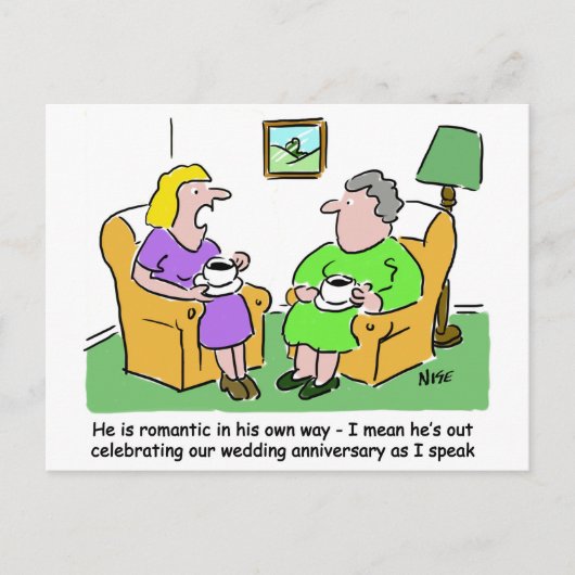 Hochzeitsfeier Postkarte (Vorderseite)