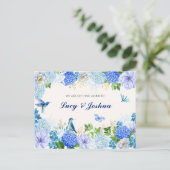 Hochzeitsfeier Postkarte (Stehend Vorderseite)