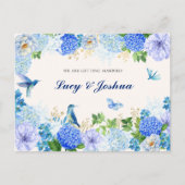 Hochzeitsfeier Postkarte (Vorderseite)