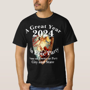 Hochzeitsfeier Probe Abendessen Empfang 2024 T-Shirt
