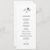 Hochzeitsfeier Programm (Vorne/Hinten)