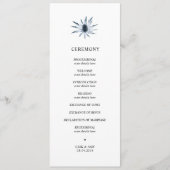Hochzeitsfeier Programm (Vorderseite)