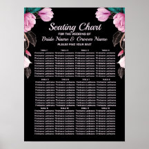 Hochzeitsfeier Rosa Blau geometrische Schwarze Mod