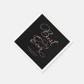 Hochzeitsfeier Rose Locarno Serviette (Ecke)