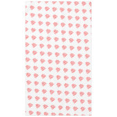 Hochzeitsfeier Rote Typografie Tischdecke (Vorderseite)