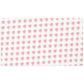 Hochzeitsfeier Rote Typografie Tischdecke (Vorderseite (Horizontal))