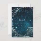 Hochzeitsfeier RSVP Karte (Rückseite)