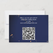 Hochzeitsfeier RSVP Karte (Rückseite)