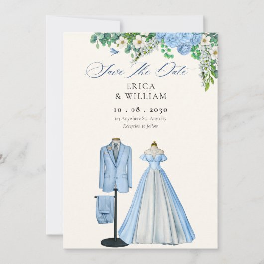 Hochzeitsfeier Save The Date (Vorderseite)