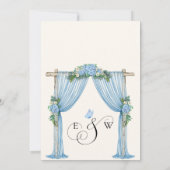 Hochzeitsfeier Save The Date (Rückseite)