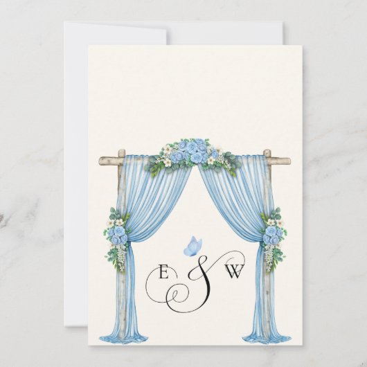 Hochzeitsfeier Save The Date (Rückseite)