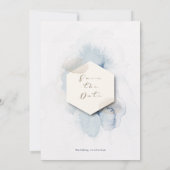 Hochzeitsfeier Save the Date Einladung (Rückseite)