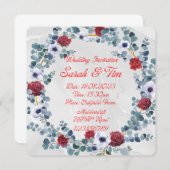 Hochzeitsfeier Set: Die Einladung (Vorne/Hinten)