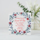 Hochzeitsfeier Set: Die Einladung (Stehend Vorderseite)