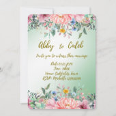 Hochzeitsfeier Set: Einladung (Vorderseite)