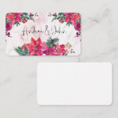 Hochzeitsfeier Set: Platzkarte (Vorne/Hinten)