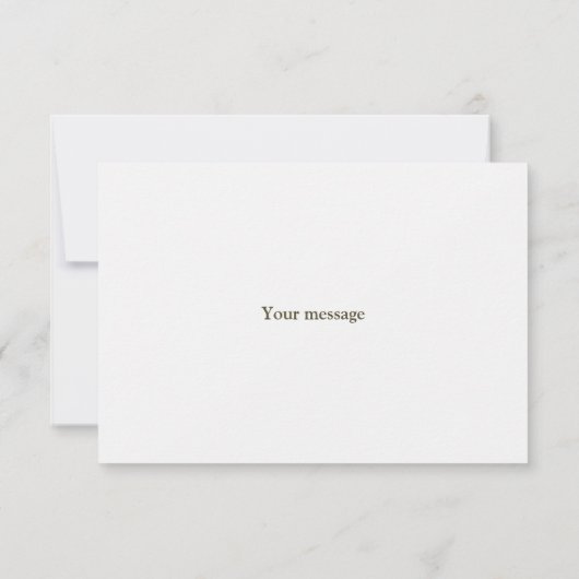 Hochzeitsfeier Silver Golden White Roses Blume Dankeskarte (Rückseite)