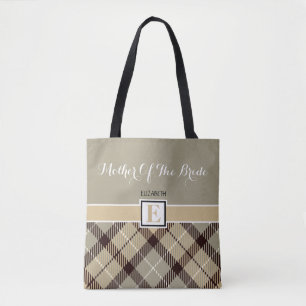 Hochzeitsfeier Tartan Custom Mother of the Bride Tasche