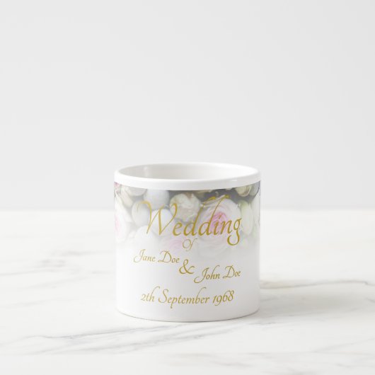 Hochzeitsfeier Tasse - Braut mit farbenprächtigem (Vorderseite)