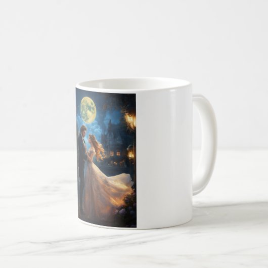 Hochzeitsfeier-Tasse Kaffeetasse (VorderseiteRechts)