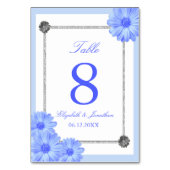 Hochzeitsfeier Tischnummer (Rückseite)