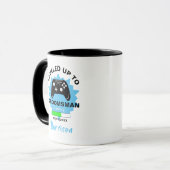 Hochzeitsfeier Trauzeuge erhöht Gamer Fun Tasse (Vorderseite Links)