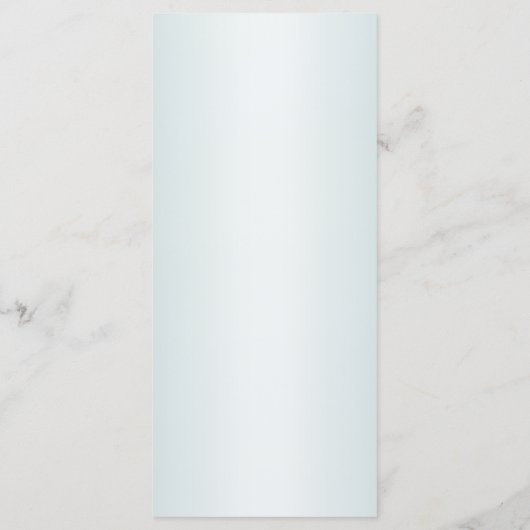 Hochzeitsfeier Türkis Weiße Blume Goldene Blätter Menükarte (Rückseite)