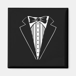 Hochzeitsfeier Tuxedo Matching Bachelor Party Funn Magnet