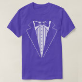 Hochzeitsfeier Tuxedo Matching Bachelor Party Funn T-Shirt (Design vorne)