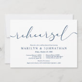 Hochzeitsfeier und Abendessen, modern und minimali Einladung (Vorderseite)