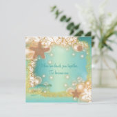 Hochzeitsfeier und elegantes Party Einladung (Stehend Vorderseite)