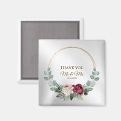 Hochzeitsfeier Vielen Dank, dass Sie sich für die Magnet (Vorderseite/Rückseite)