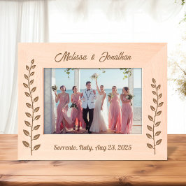 Hochzeitsfeier von Groß-Kraut-Zweigstelle 7x5 Geätzte Rahmen