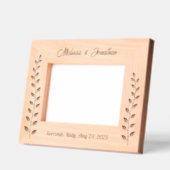 Hochzeitsfeier von Groß-Kraut-Zweigstelle 7x5 Geätzte Rahmen (Links)