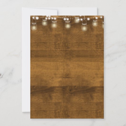 Hochzeitsfeier Wir laden noch GRILLEN ein Einladung (Rückseite)