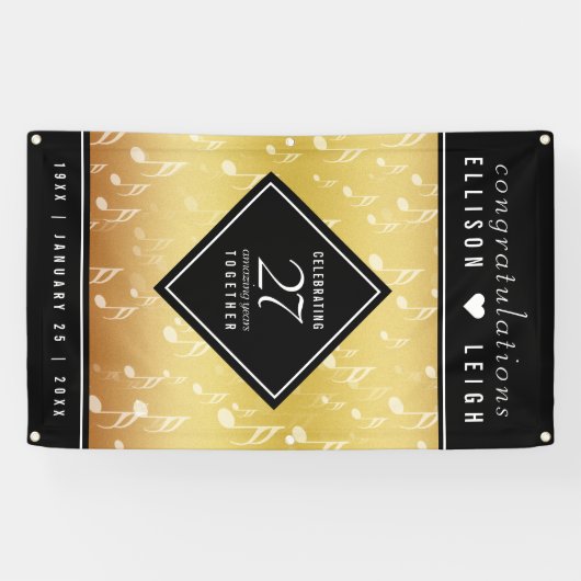 Hochzeitsfeier zum 27. Mal Banner (Horizontal)