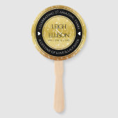 Hochzeitsfeier zum 27. Mal Fächer (Vorderseite)