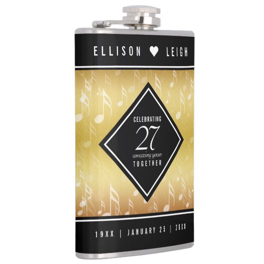 Hochzeitsfeier zum 27. Mal Flachmann (Rechts)