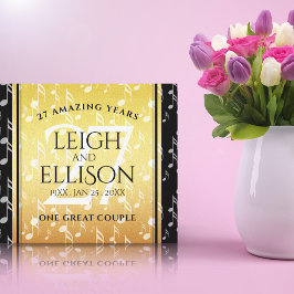 Hochzeitsfeier zum 27. Mal Leinwanddruck