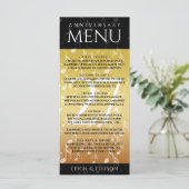 Hochzeitsfeier zum 27. Mal Menükarte (Stehend Vorderseite)