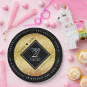 Hochzeitsfeier zum 27. Mal Pappteller (Party)