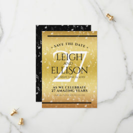 Hochzeitsfeier zum 27. Mal Save The Date