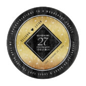 Hochzeitsfeier zum 27. Mal Schneidebrett (Vorderseite)