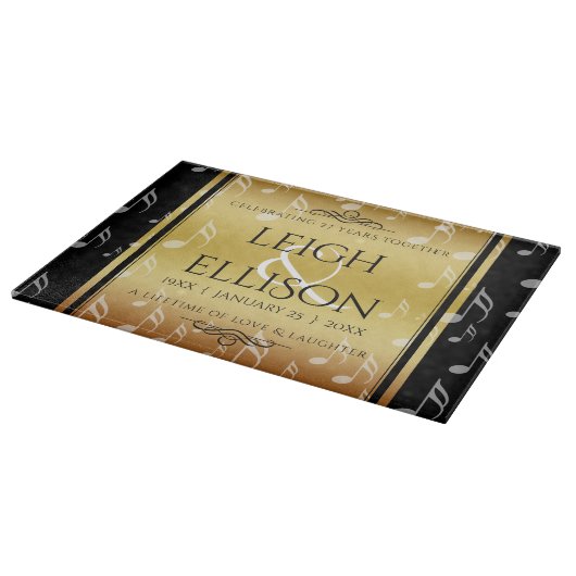 Hochzeitsfeier zum 27. Mal Schneidebrett (Ecke)