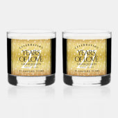 Hochzeitsfeier zum 27. Mal Whiskyglas (Rückseite)