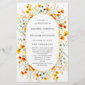 Hochzeitsfeierlichkeiten im eleganten Watercolor (Vorderseite)