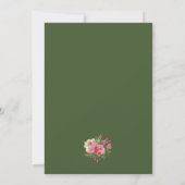 Hochzeitsfeierlichkeiten mit Blumen (Rückseite)