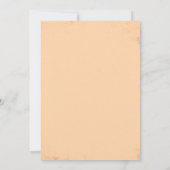 Hochzeitsfeiern am Korallenriff Einladung (Rückseite)